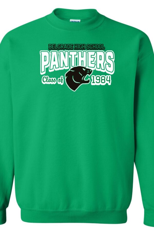 Green Crewneck Sweatshirt w/ Design